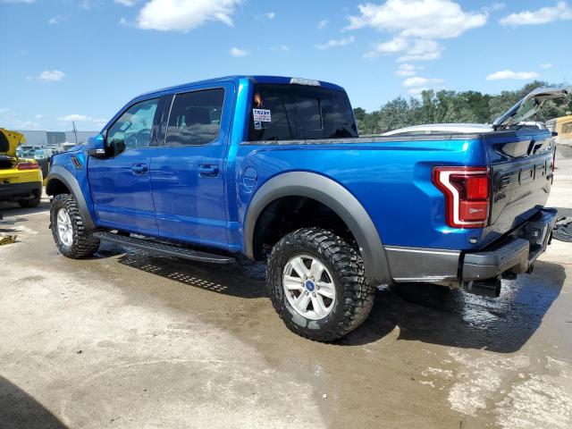 1FTFW1RG5JFE70599 - 2018 FORD F150 RAPTOR BLUE photo 2