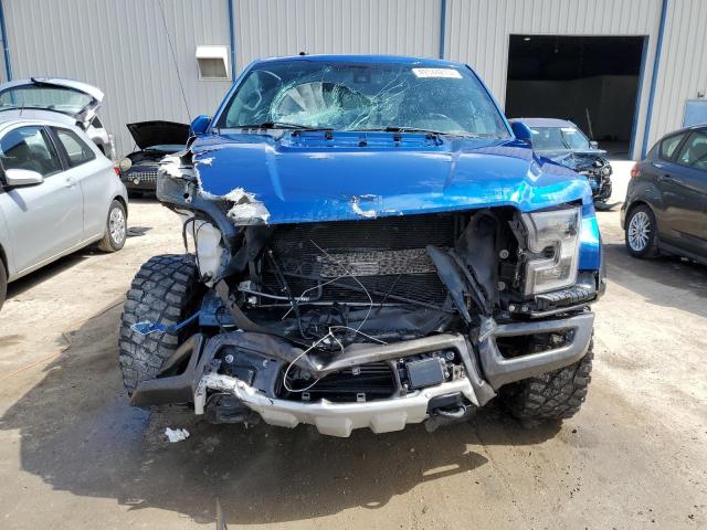 1FTFW1RG5JFE70599 - 2018 FORD F150 RAPTOR BLUE photo 5