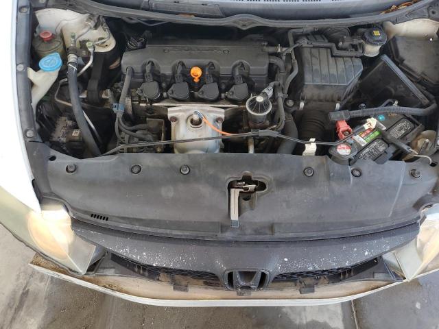 19XFA1F61AE066025 - 2010 HONDA CIVIC LX-S WHITE photo 11