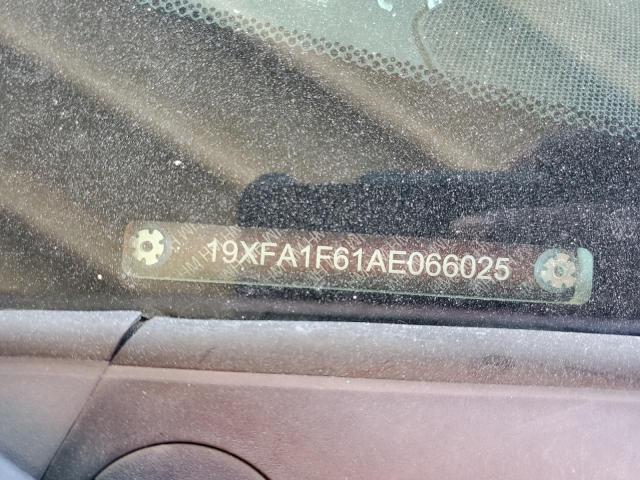 19XFA1F61AE066025 - 2010 HONDA CIVIC LX-S WHITE photo 12