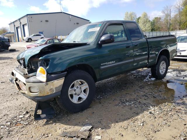 5TBBN44192S329826 - 2002 TOYOTA TUNDRA ACCESS CAB SR5 GREEN photo 1