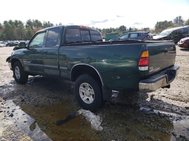 5TBBN44192S329826 - 2002 TOYOTA TUNDRA ACCESS CAB SR5 GREEN photo 2