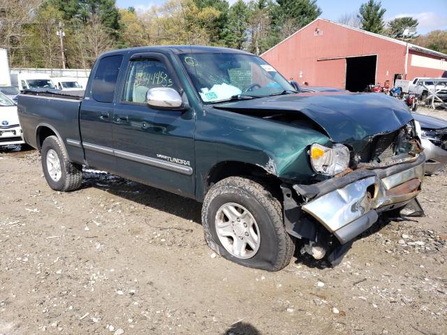 5TBBN44192S329826 - 2002 TOYOTA TUNDRA ACCESS CAB SR5 GREEN photo 4