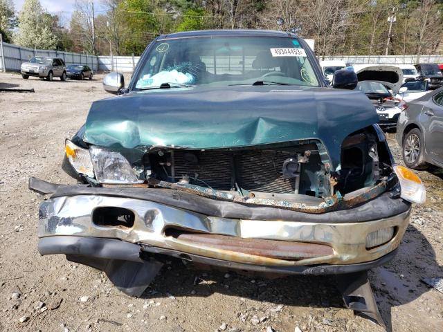 5TBBN44192S329826 - 2002 TOYOTA TUNDRA ACCESS CAB SR5 GREEN photo 5