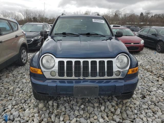 1J4GL58K25W650536 - 2005 JEEP LIBERTY LIMITED BLUE photo 5