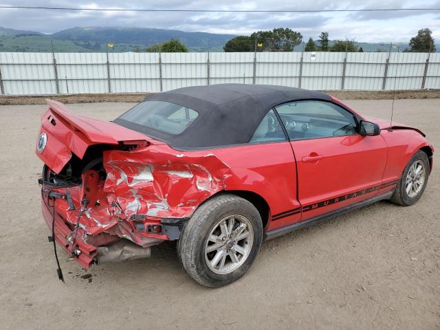 1ZVHT84N565153707 - 2006 FORD MUSTANG RED photo 3