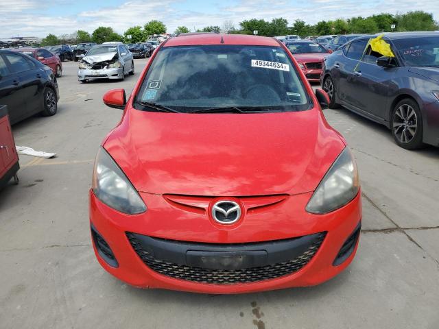 JM1DE1KYXD0156273 - 2013 MAZDA MAZDA2 RED photo 5