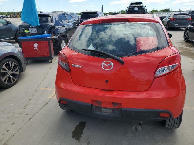 JM1DE1KYXD0156273 - 2013 MAZDA MAZDA2 RED photo 6