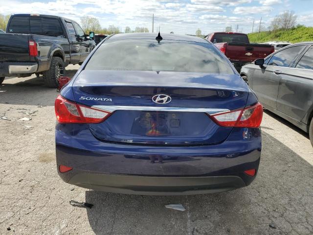 5NPEB4AC7EH865400 - 2014 HYUNDAI SONATA GLS BLUE photo 6