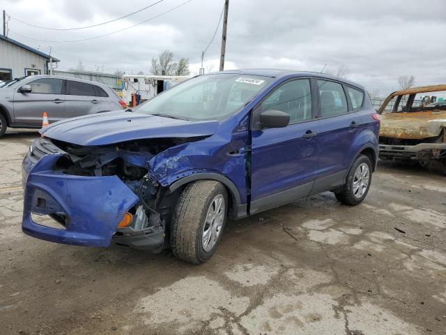 1FMCU0F77DUB38151 - 2013 FORD ESCAPE S BLUE photo 1