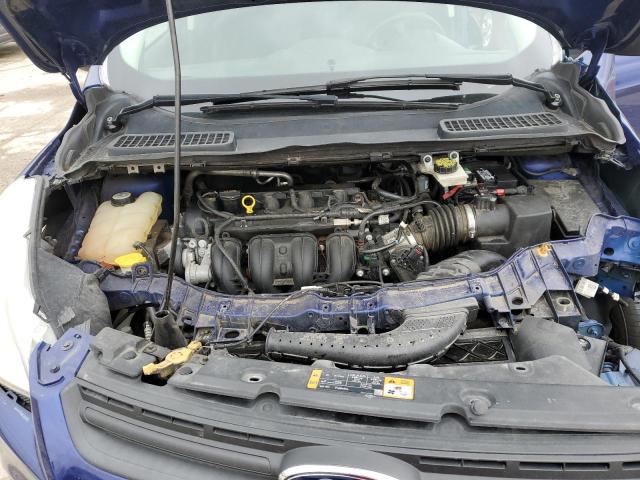 1FMCU0F77DUB38151 - 2013 FORD ESCAPE S BLUE photo 11