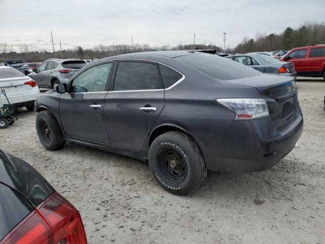 3N1AB7AP3DL609808 - 2013 NISSAN SENTRA S GRAY photo 2