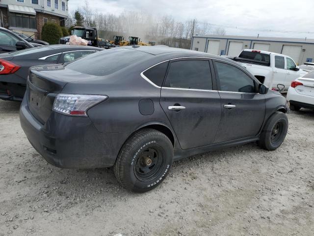 3N1AB7AP3DL609808 - 2013 NISSAN SENTRA S GRAY photo 3