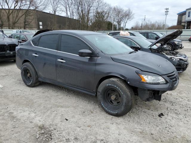 3N1AB7AP3DL609808 - 2013 NISSAN SENTRA S GRAY photo 4