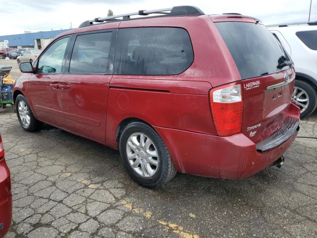 KNDMB233276150762 - 2007 KIA SEDONA EX BURGUNDY photo 2