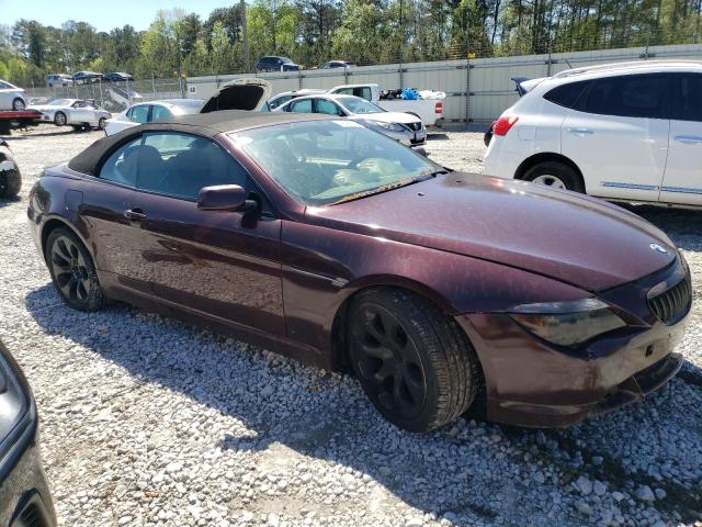 WBAEK13537CN83263 - 2007 BMW 650 I RED photo 4