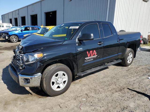 5TFUY5F10MX974372 - 2021 TOYOTA TUNDRA DOUBLE CAB SR/SR5 BLACK photo 1