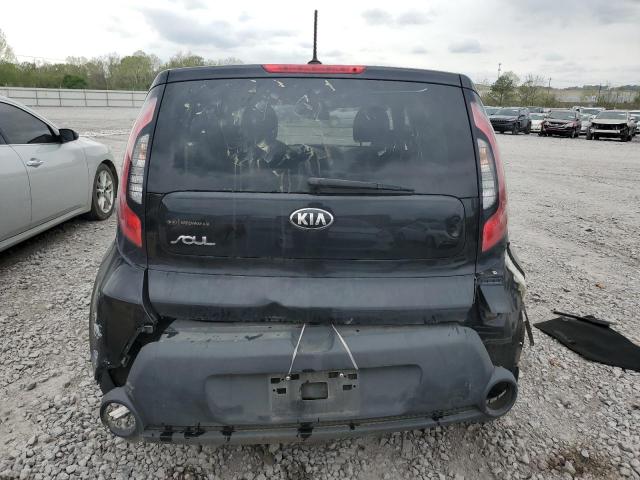 KNDJN2A20G7284099 - 2016 KIA SOUL BLACK photo 6