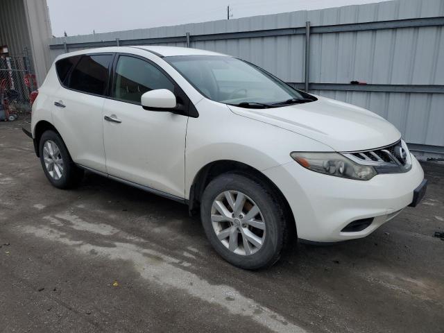 JN8AZ1MW8CW202735 - 2012 NISSAN MURANO S WHITE photo 4