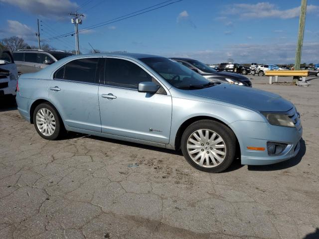 3FADP0L30AR151351 - 2010 FORD FUSION HYBRID BLUE photo 4