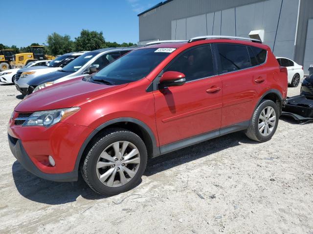 2T3DFREV2DW083988 - 2013 TOYOTA RAV4 LIMITED RED photo 1