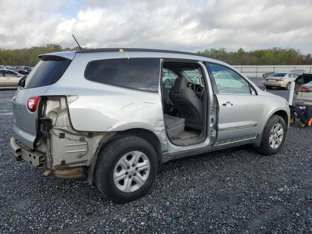 1GNKREED6CJ275546 - 2012 CHEVROLET TRAVERSE LS SILVER photo 3