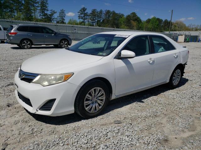 4T4BF1FK6DR296339 - 2013 TOYOTA CAMRY L WHITE photo 1