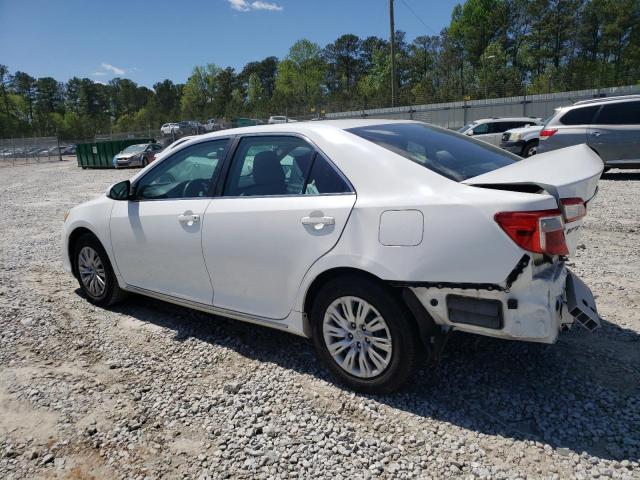 4T4BF1FK6DR296339 - 2013 TOYOTA CAMRY L WHITE photo 2
