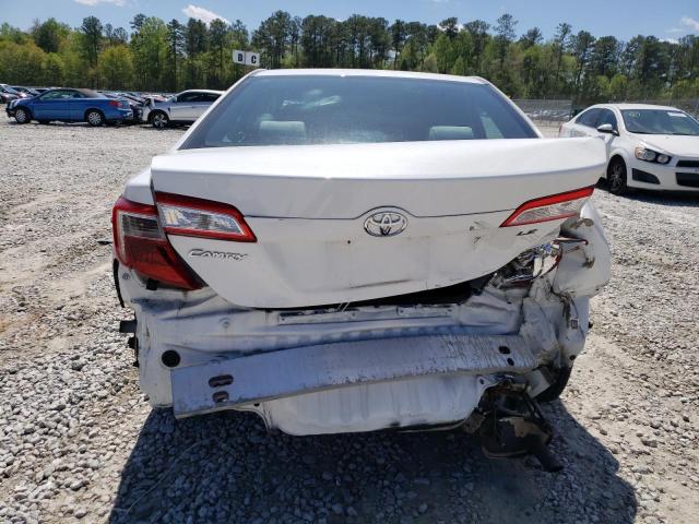 4T4BF1FK6DR296339 - 2013 TOYOTA CAMRY L WHITE photo 6