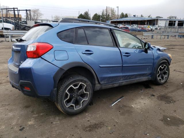 JF2GPAWC9E8268637 - 2014 SUBARU XV CROSSTR 2.0 PREMIUM BLUE photo 3