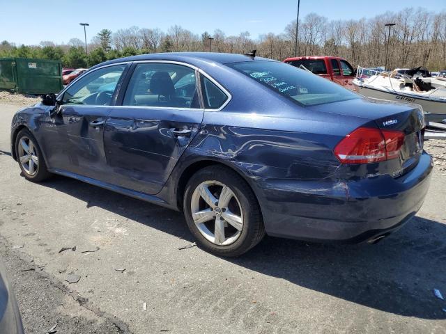 1VWBP7A32DC140879 - 2013 VOLKSWAGEN PASSAT SE BLUE photo 2