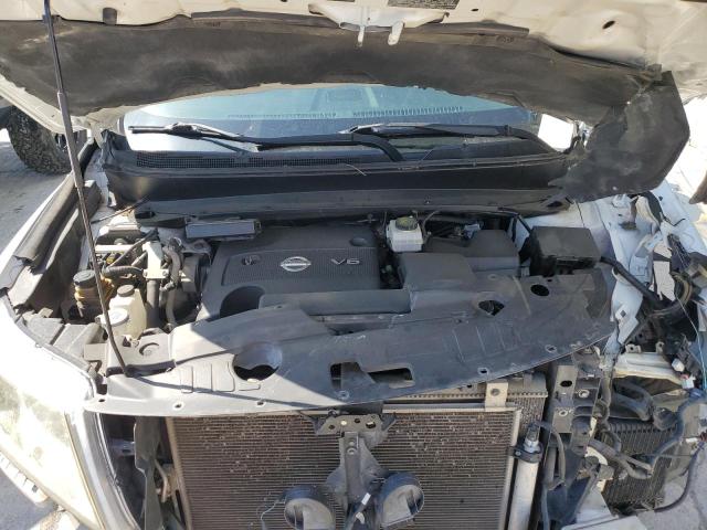 5N1AR2MN8DC624690 - 2013 NISSAN PATHFINDER S WHITE photo 12