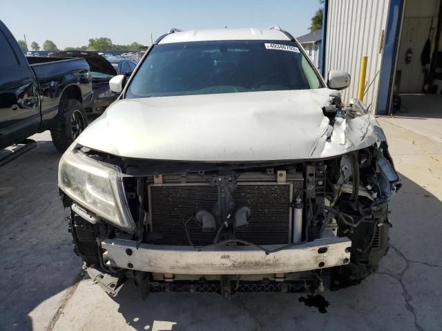 5N1AR2MN8DC624690 - 2013 NISSAN PATHFINDER S WHITE photo 5