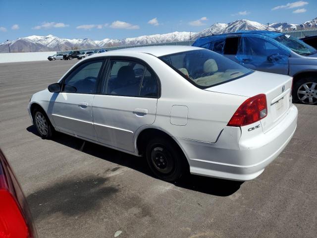 2HGES16584H545732 - 2004 HONDA CIVIC LX WHITE photo 2