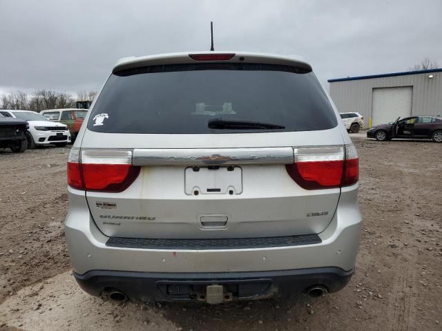 1C4SDJDTXDC538846 - 2013 DODGE DURANGO CREW SILVER photo 6