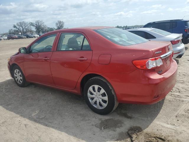 2T1BU4EE4DC989196 - 2013 TOYOTA COROLLA BASE RED photo 2