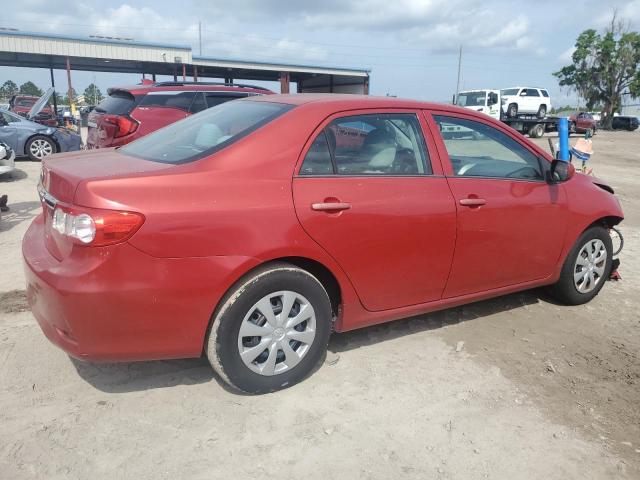 2T1BU4EE4DC989196 - 2013 TOYOTA COROLLA BASE RED photo 3