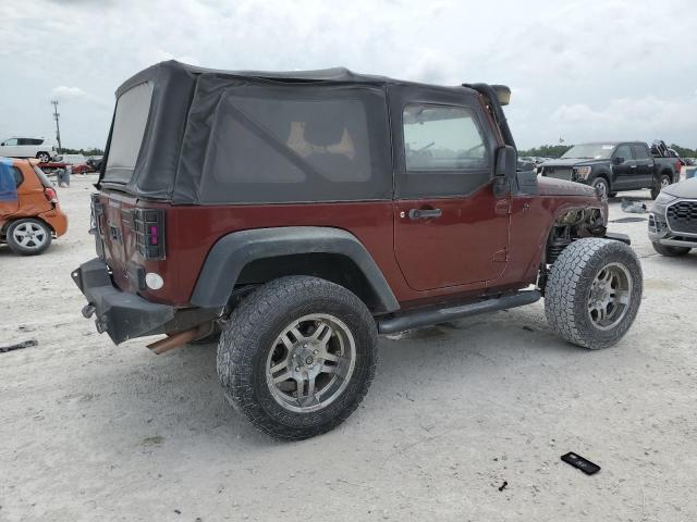 1J4AA2D17AL222187 - 2010 JEEP WRANGLER SPORT BURGUNDY photo 3