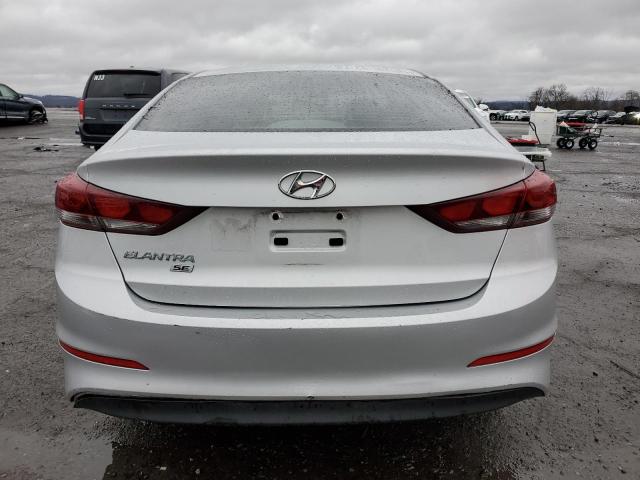 KMHD74LF5JU537909 - 2018 HYUNDAI ELANTRA SE SILVER photo 6