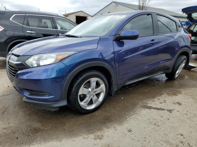 3CZRU6H31GM712208 - 2016 HONDA HR-V LX BLUE photo 1