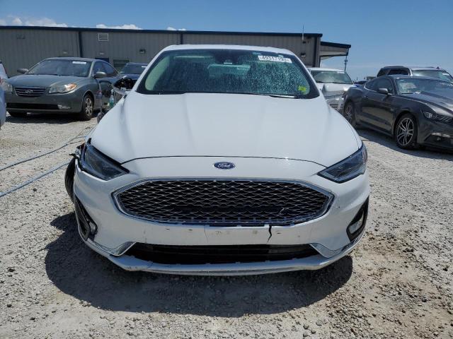 3FA6P0K94LR204375 - 2020 FORD FUSION TITANIUM WHITE photo 5