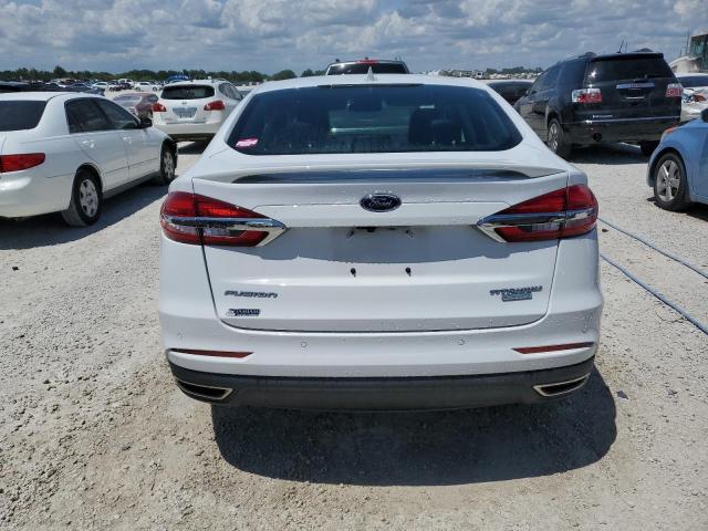 3FA6P0K94LR204375 - 2020 FORD FUSION TITANIUM WHITE photo 6