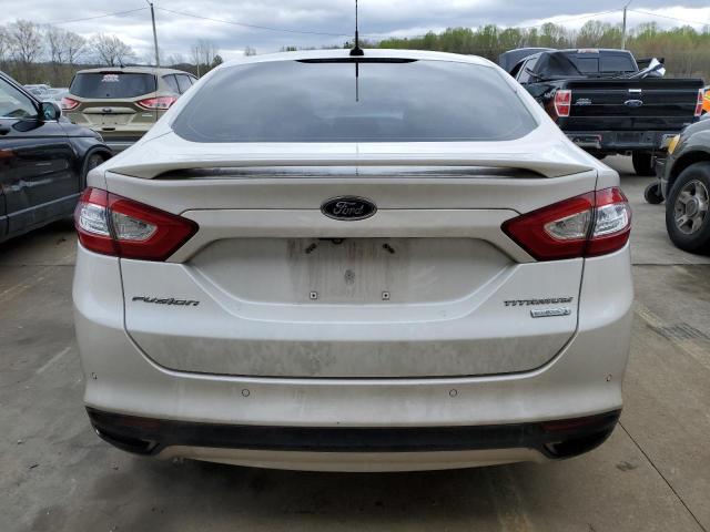 3FA6P0K91FR103427 - 2015 FORD FUSION TITANIUM WHITE photo 6