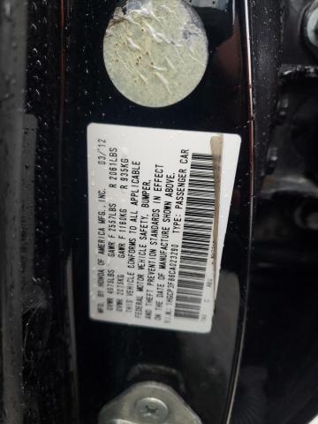 1HGCP3F86CA023290 - 2012 HONDA ACCORD EXL BLACK photo 13