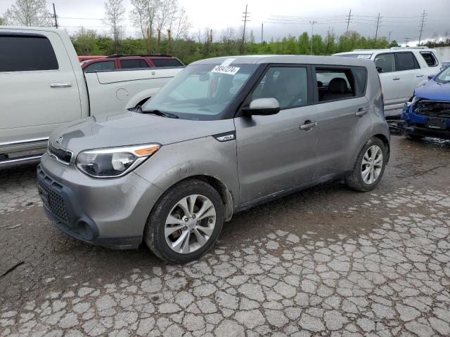 KNDJP3A53F7228649 - 2015 KIA SOUL + GRAY photo 1