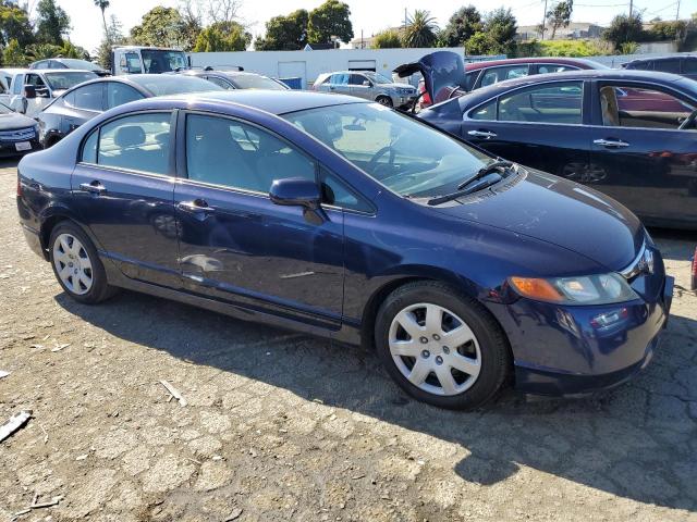 1HGFA16547L041533 - 2007 HONDA CIVIC LX BLUE photo 4