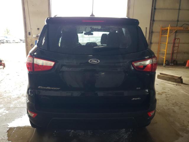 MAJ6S3GL6KC275711 - 2019 FORD ECOSPORT SE Czarny zdjęcie 6