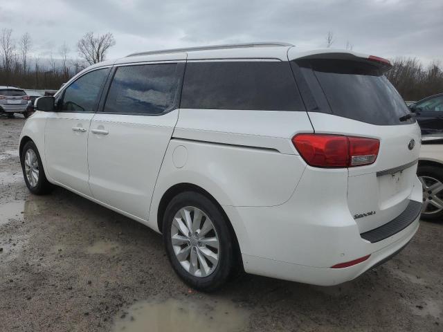 KNDMC5C15F6056984 - 2015 KIA SEDONA EX WHITE photo 2