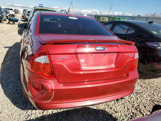 3FAHP0HA5BR235305 - 2011 FORD FUSION SE RED photo 6