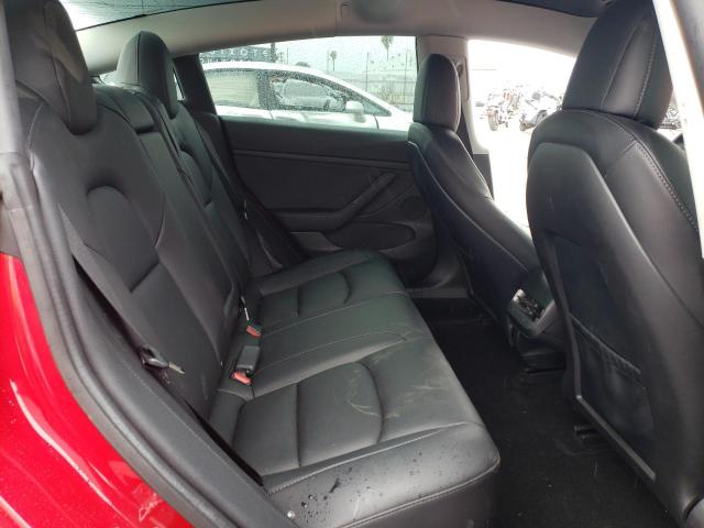 5YJ3E1EB1NF273763 - 2022 TESLA MODEL 3 红色 照片 10